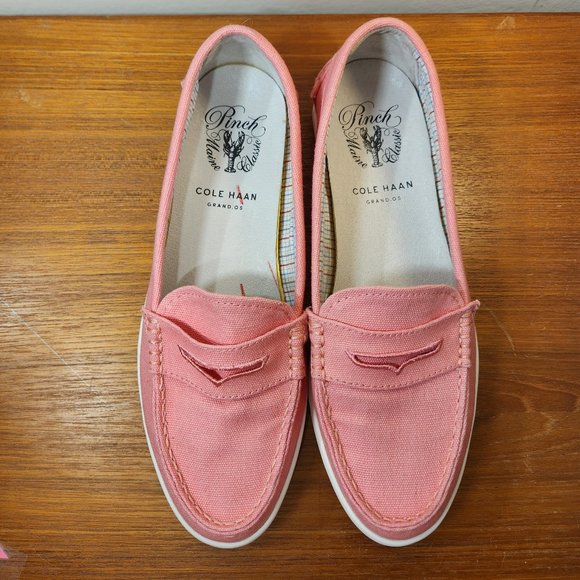 Cole Haan Women`s Grand OS Pink Penny Loafers (8.5) - Picture 1 of 12